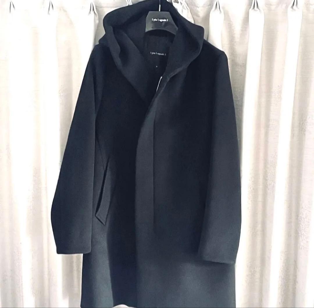 1piu1uguale3 コート　BLACK