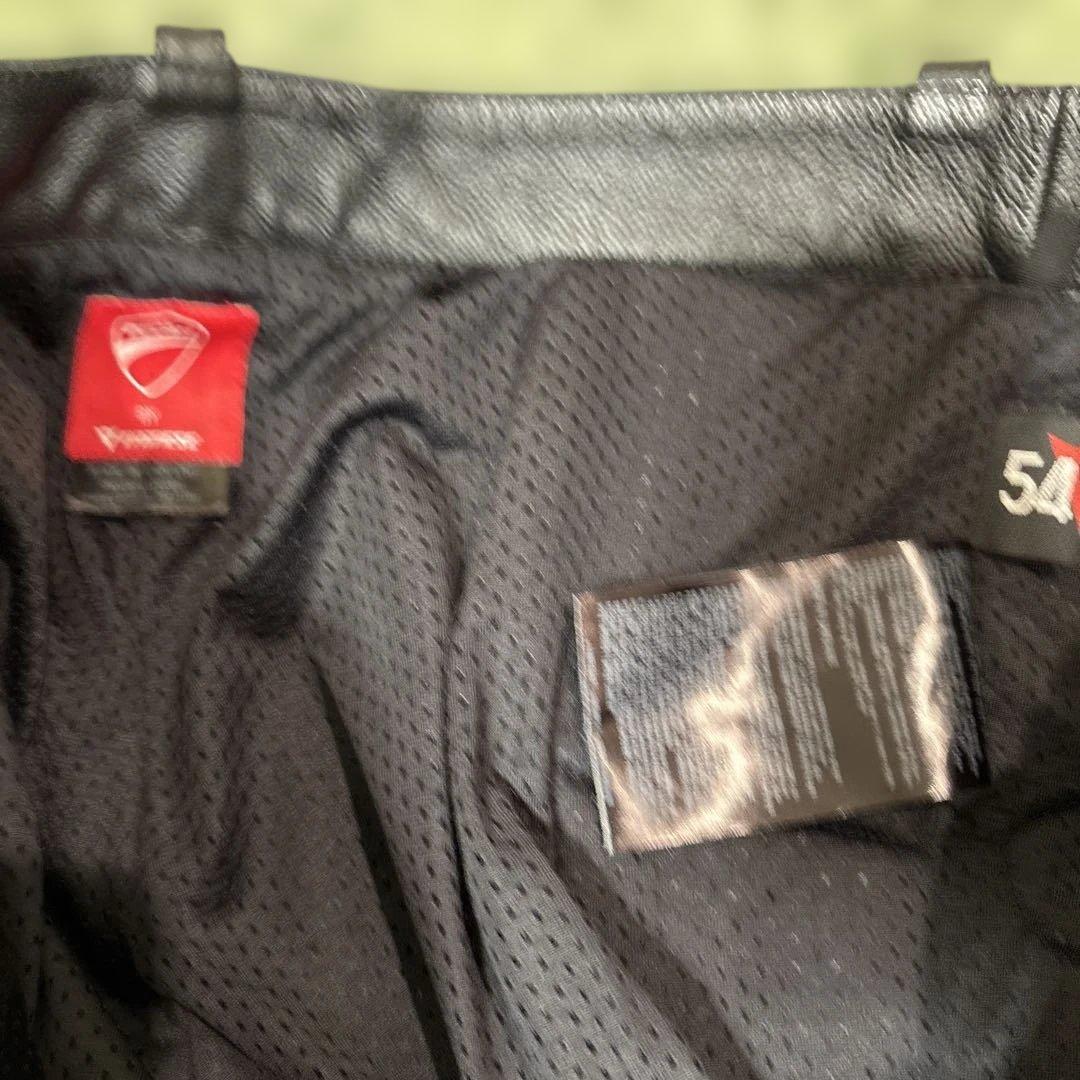 DUCATI Dainese ブラックレザーパンツ サイズ54