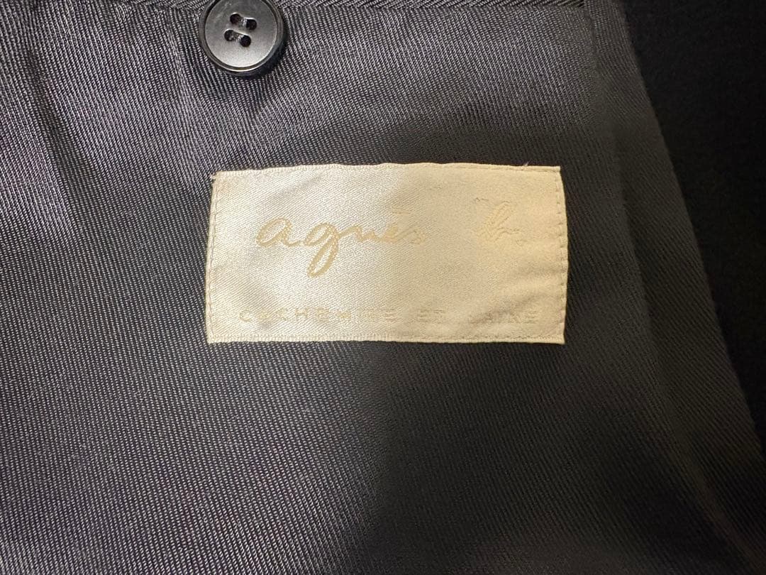 agnes b 90s ウールカシミヤコート