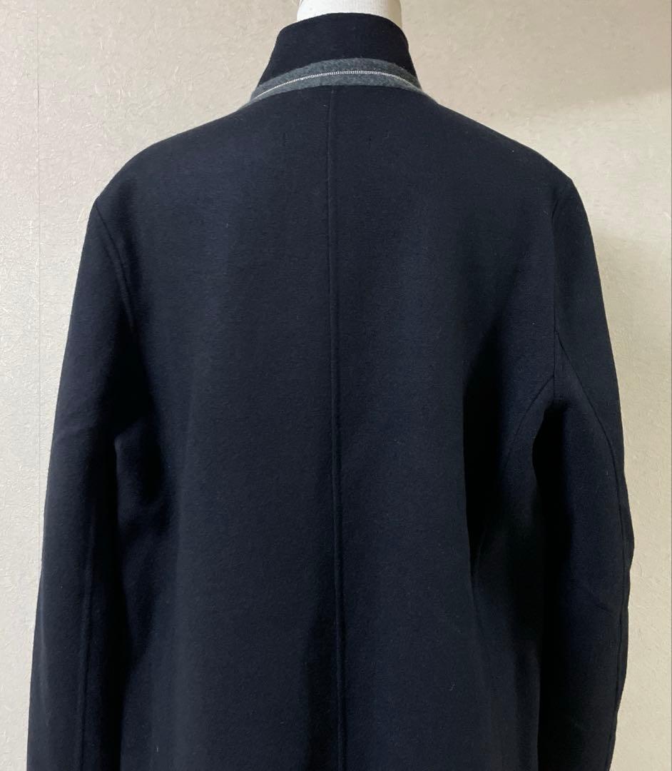 お値下げ‼️ブランベール ネイビー チェスターコート 襟ボールチェーン40