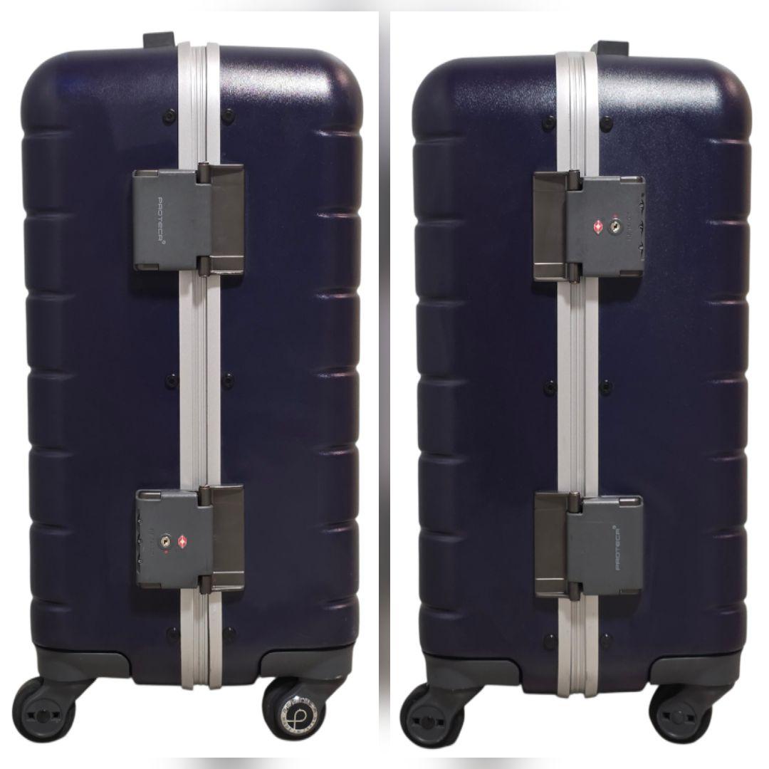 機内持込可 プロテカ 360フレーム スーツケース 34L ネイビー