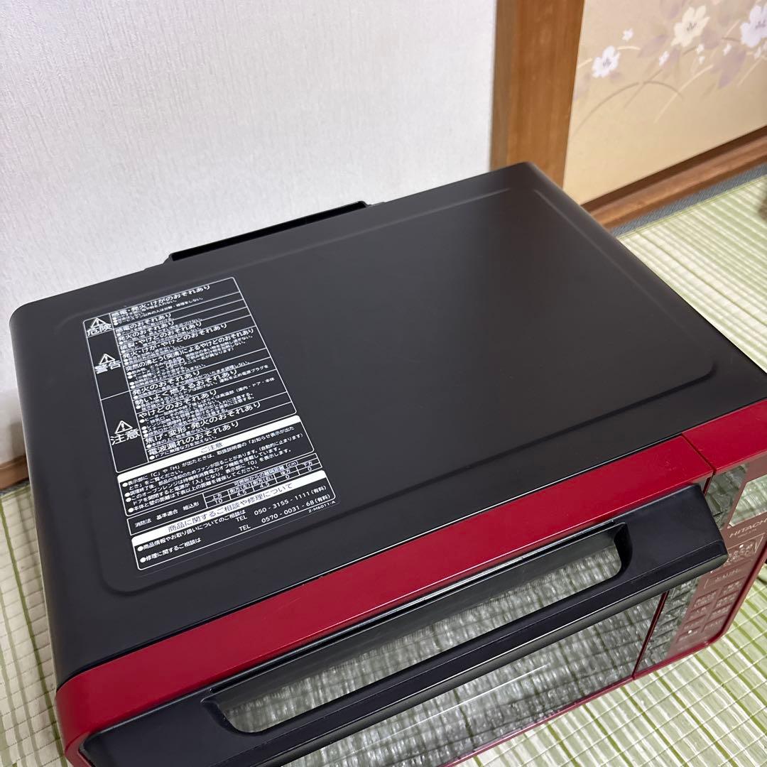日立 過熱水蒸気オーブンレンジ ヘルシーシェフ MRO-S7A R レッド　料理