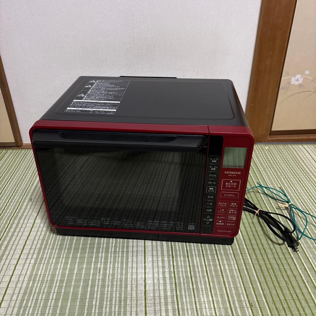 日立 過熱水蒸気オーブンレンジ ヘルシーシェフ MRO-S7A R レッド　料理