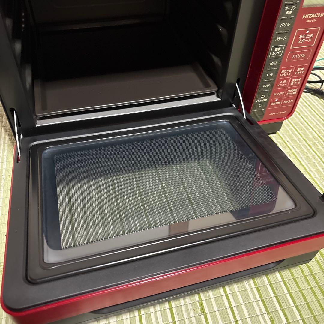 日立 過熱水蒸気オーブンレンジ ヘルシーシェフ MRO-S7A R レッド　料理