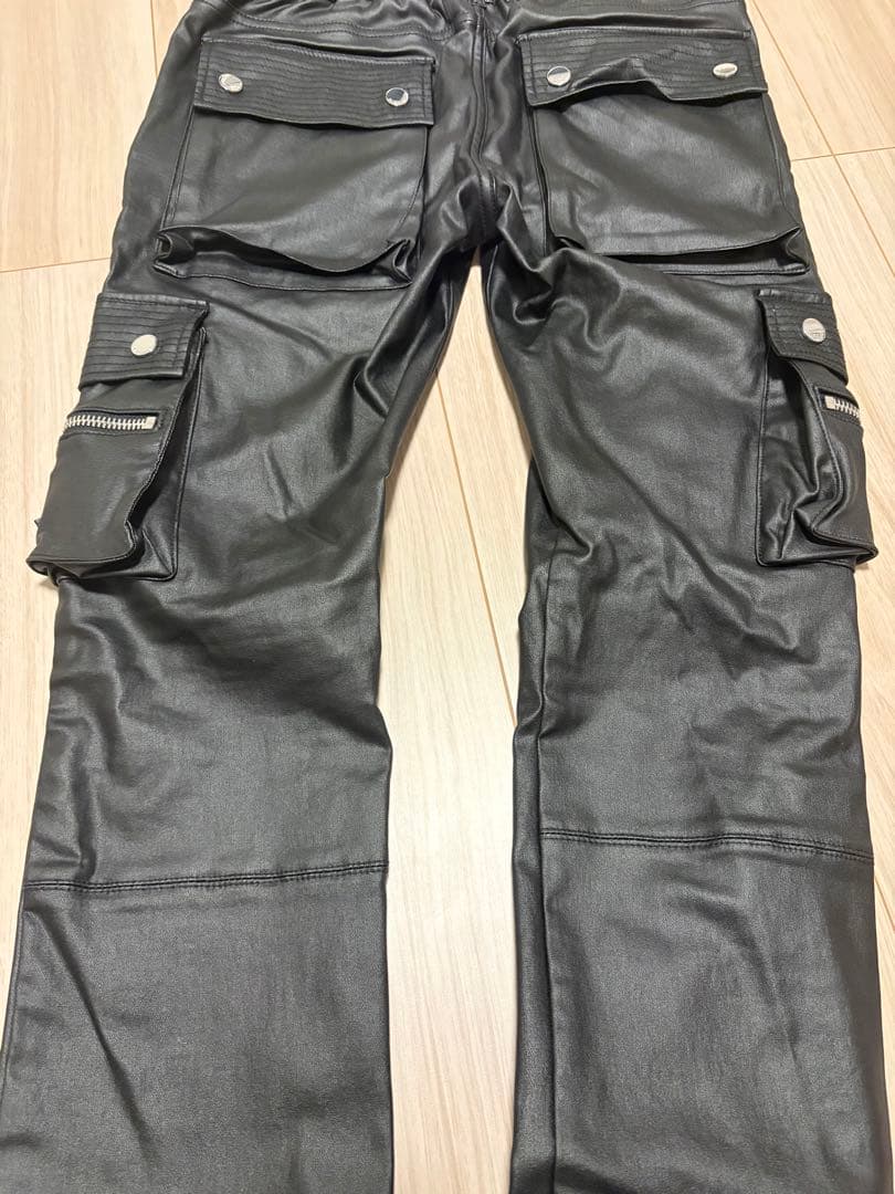 メルヴィンス mlvince type4 レザーカーゴパンツ サイズ30