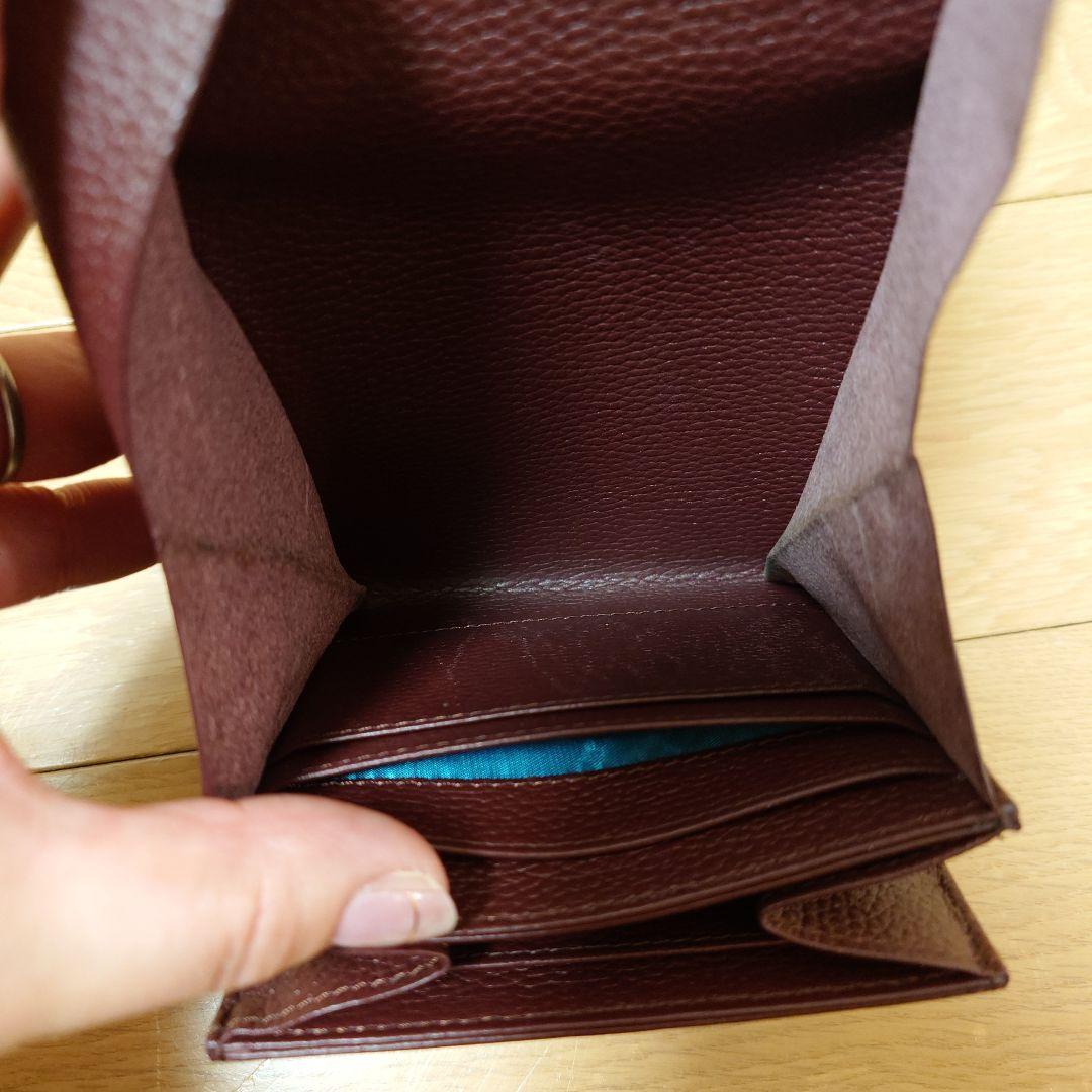 ATAOアタオ　ロトロ/バーガンディ 牛革 二つ折り財布