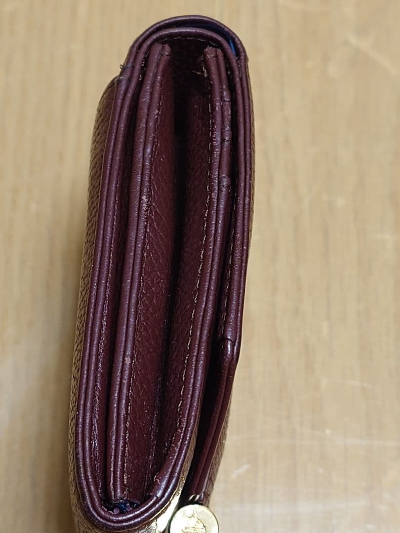 ATAOアタオ　ロトロ/バーガンディ 牛革 二つ折り財布
