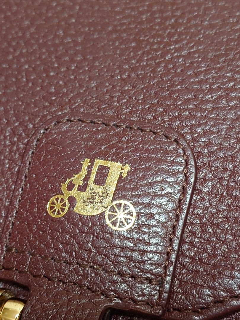 ATAOアタオ　ロトロ/バーガンディ 牛革 二つ折り財布