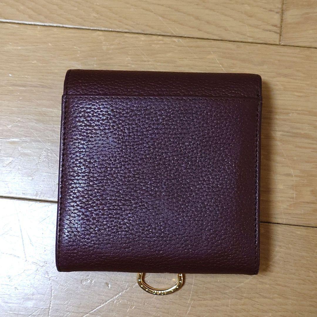ATAOアタオ　ロトロ/バーガンディ 牛革 二つ折り財布