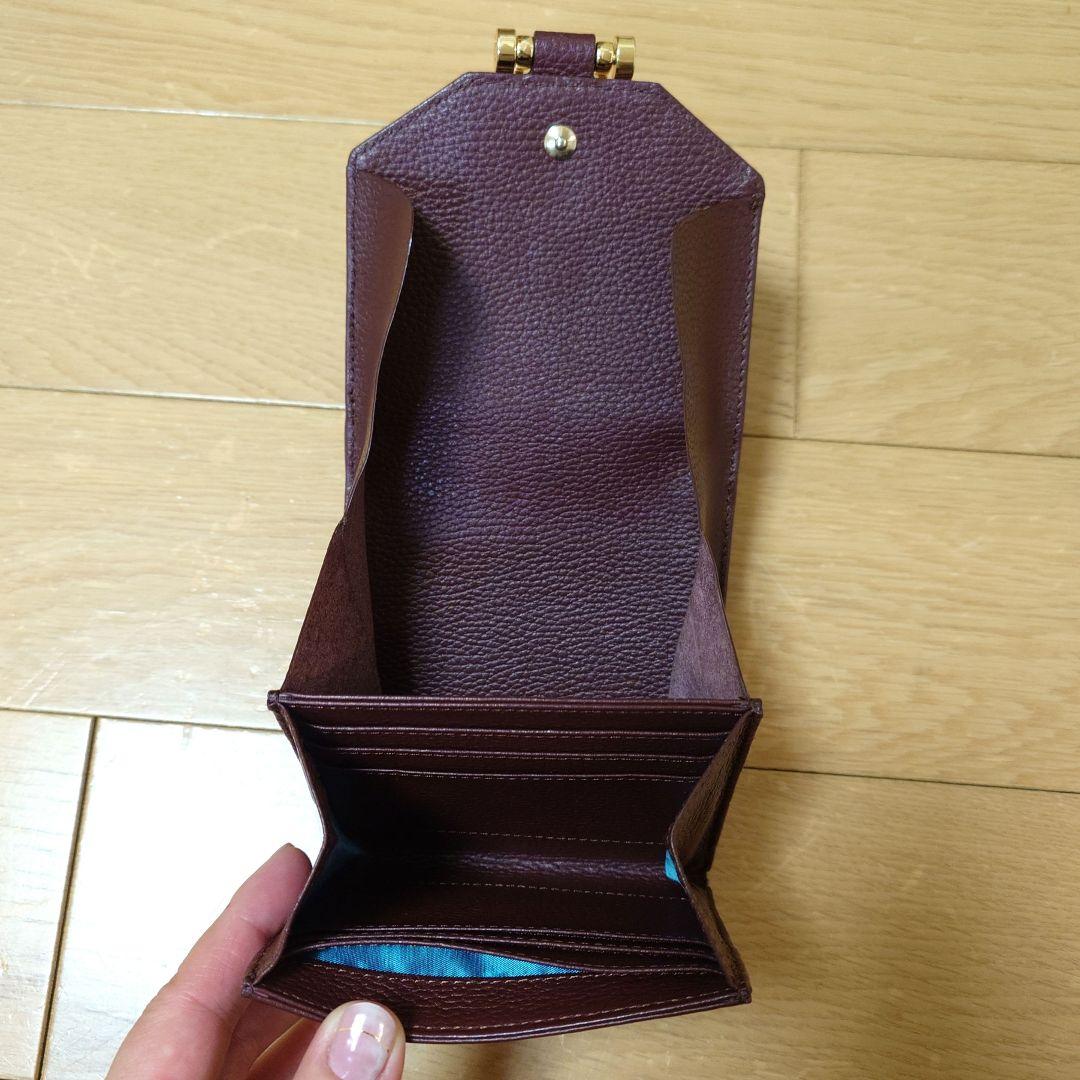 ATAOアタオ　ロトロ/バーガンディ 牛革 二つ折り財布