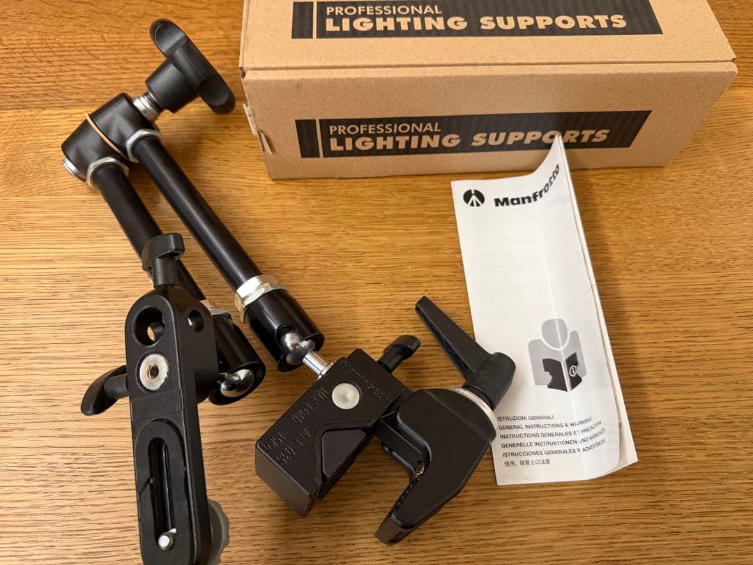 Manfrotto バリアブルフリクションアーム クランプ カメラブラケット