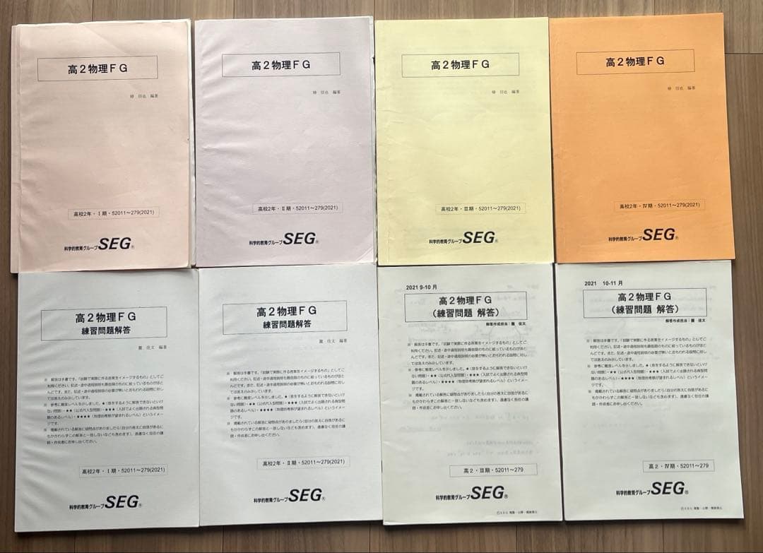 SEG【大学受験】物理 テキスト・練習問題解答