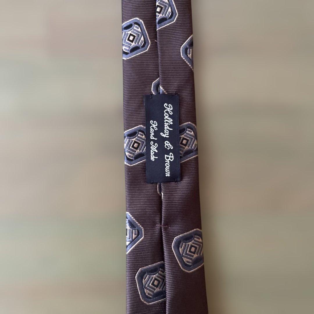 Holiday & Brown 小紋柄 ネクタイ