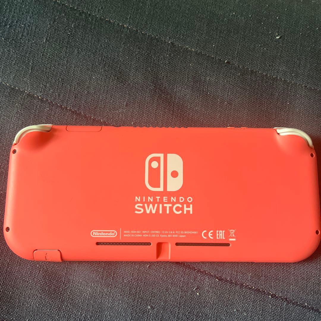 Nintendo Switch Lite コーラル　ピンク　充電器