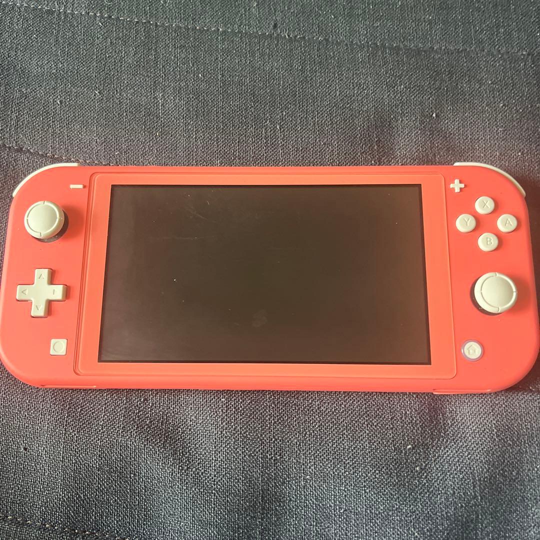 Nintendo Switch Lite コーラル　ピンク　充電器