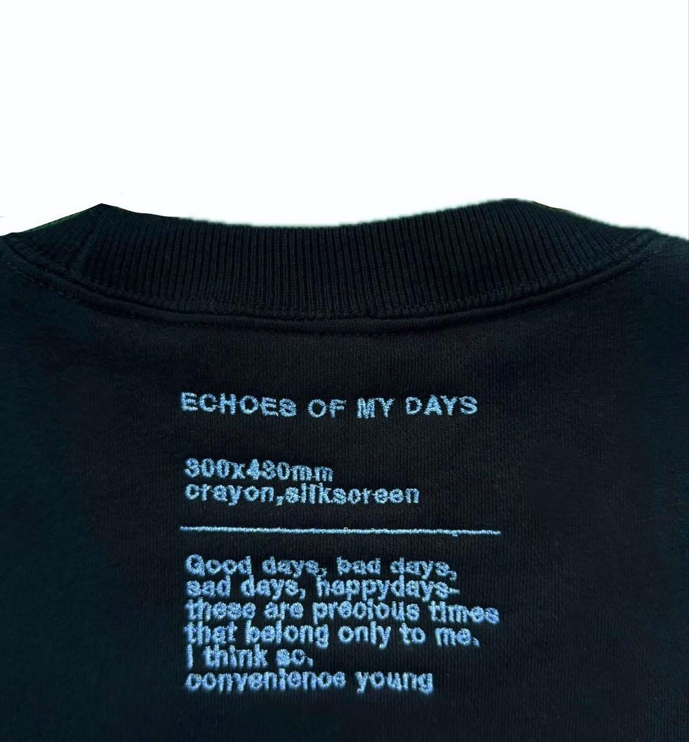 Convenience young クルーネックスウェット M 黒