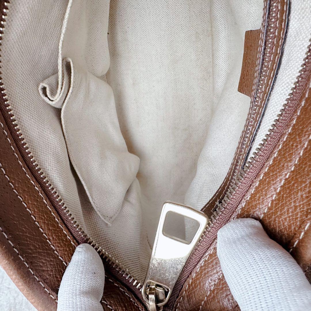 グッチ ブリー スモール バッグ ショルダー GG レザー キャンバス 2WAY