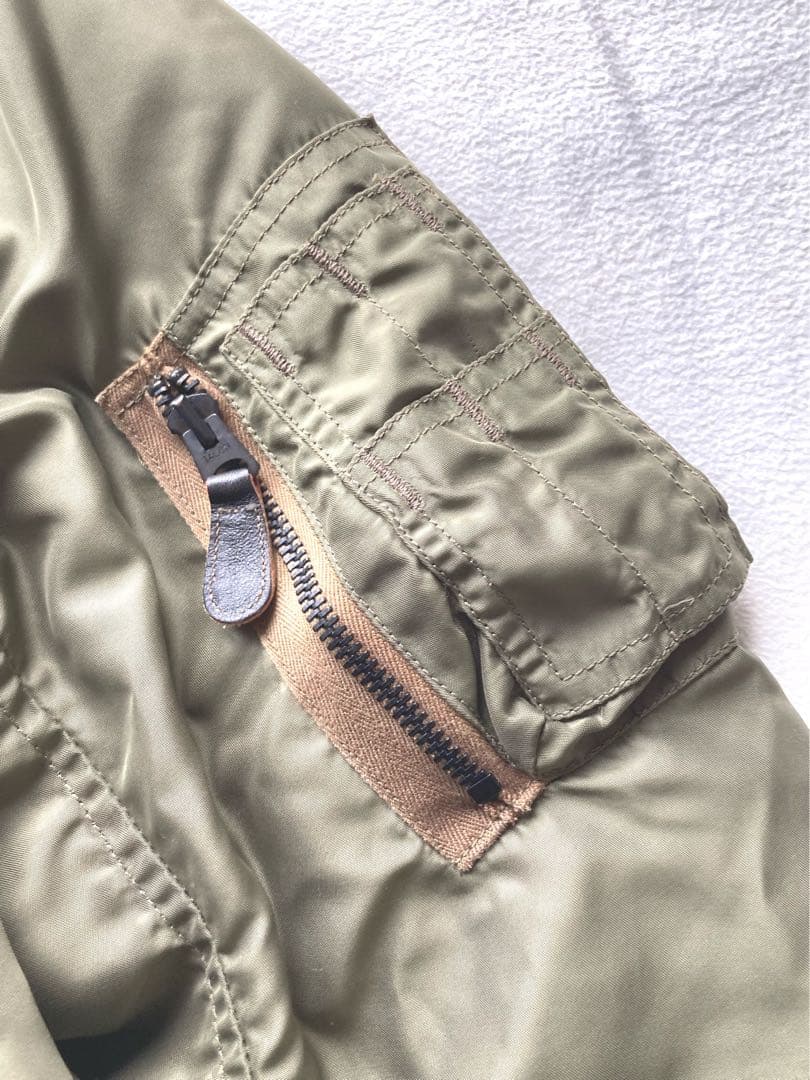 未使用タグ付　リアルマッコイズ　フライトジャケット　L-2 カーキ　サイズ38