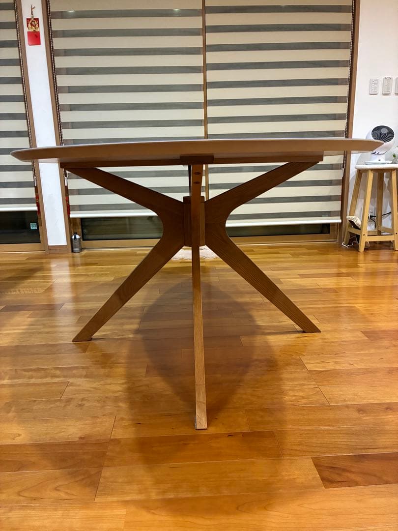 182 cm オーク材 ダイニングテーブル