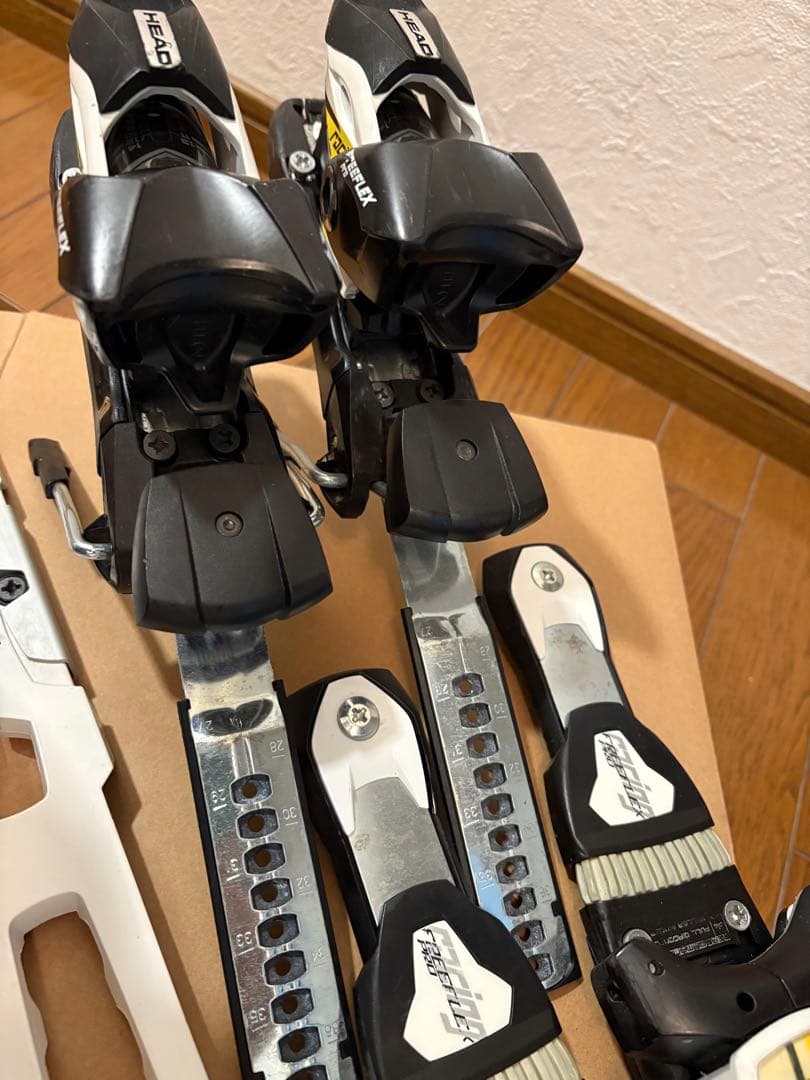 HEAD FREE FLEX PRO スキー ビンディング ホワイト/イエロー