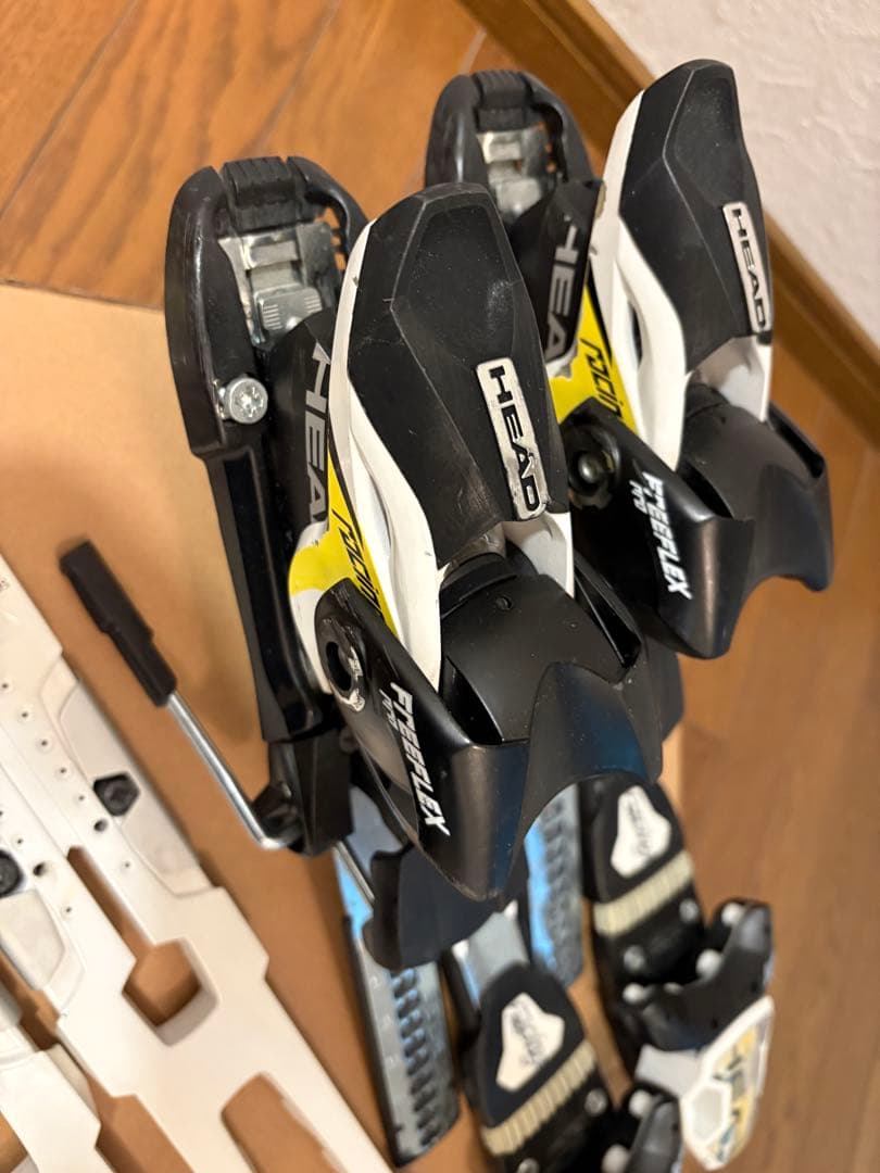 HEAD FREE FLEX PRO スキー ビンディング ホワイト/イエロー