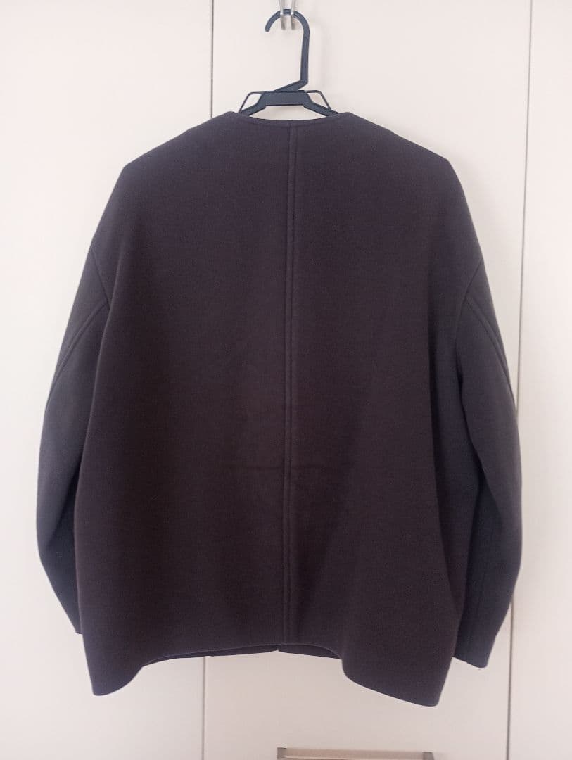 「moa」NOBLE　カラーレスジップショートコート　36