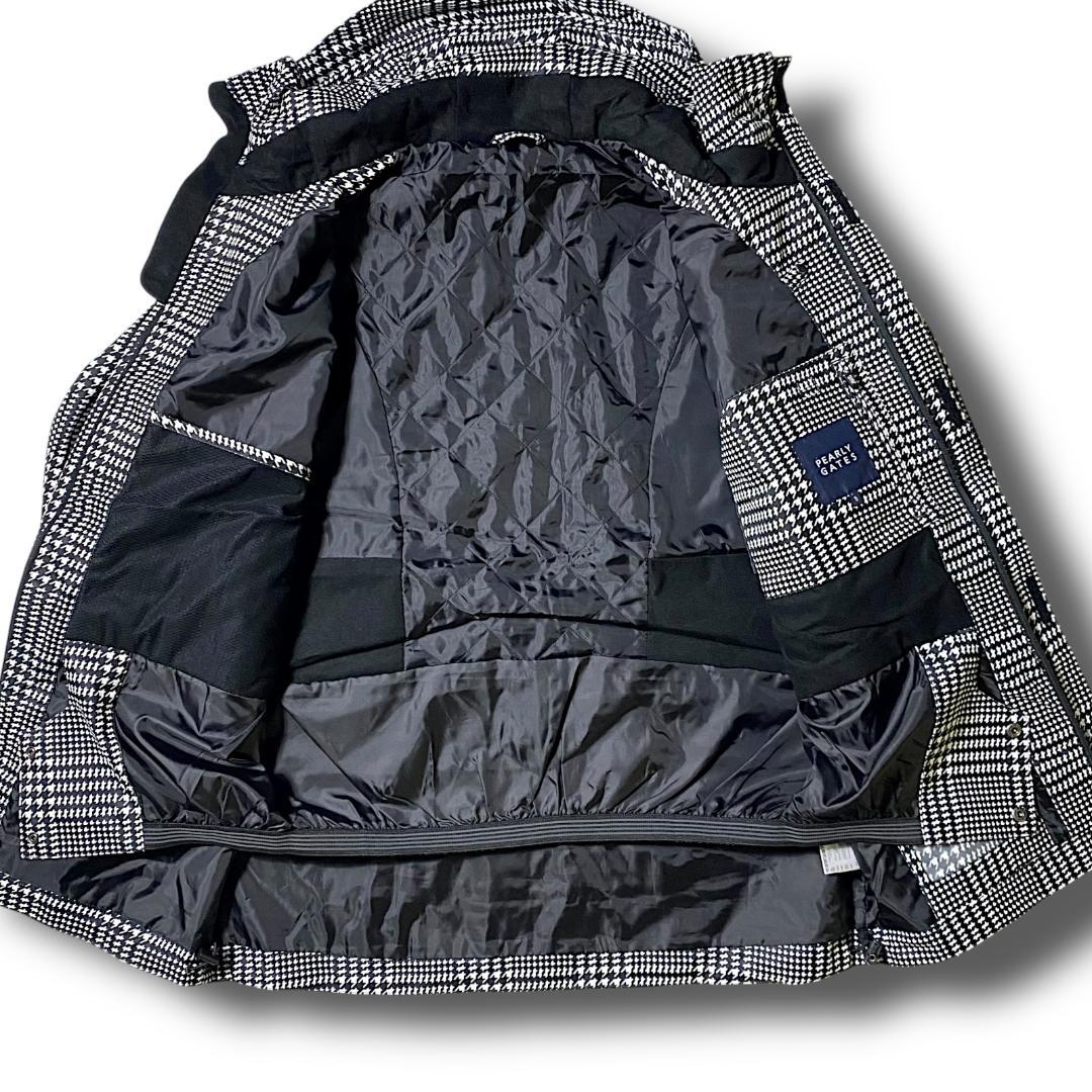 L 定価10.6万 パーリーゲイツ 上下セット スノーウェア スノボ 千鳥格子柄