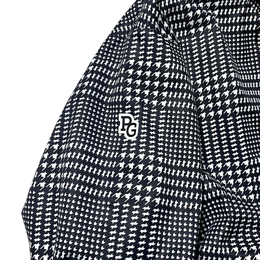 L 定価10.6万 パーリーゲイツ 上下セット スノーウェア スノボ 千鳥格子柄