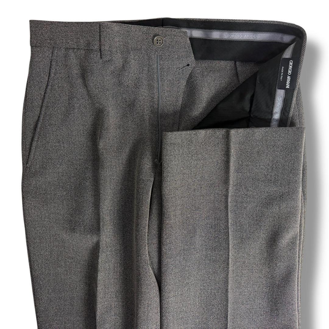 J5161 新品 ジョルジオアルマーニ JAGGER 黒タグスーツ グレー 46