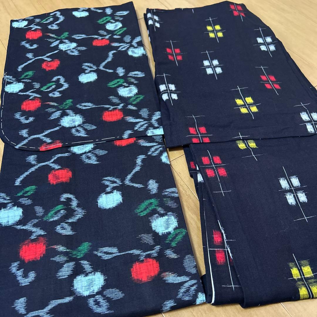 木綿絣　久留米絣　まとめ　着物　4着セット