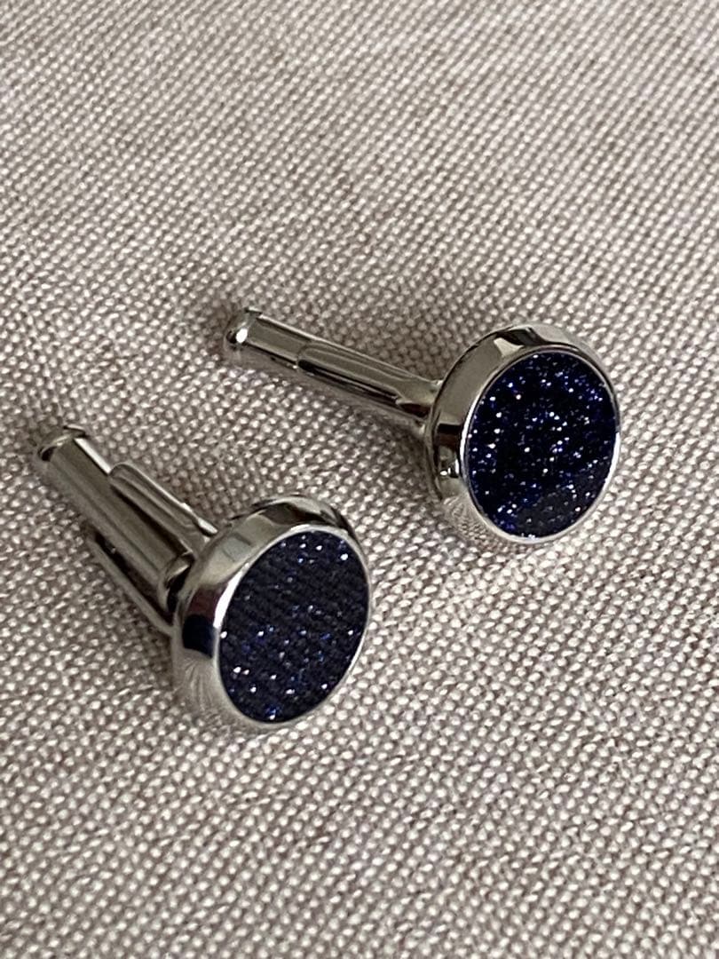 ◾️MONTBLANC ◾️マイスターシュテュックブルーゴールドストーンカフリンクス