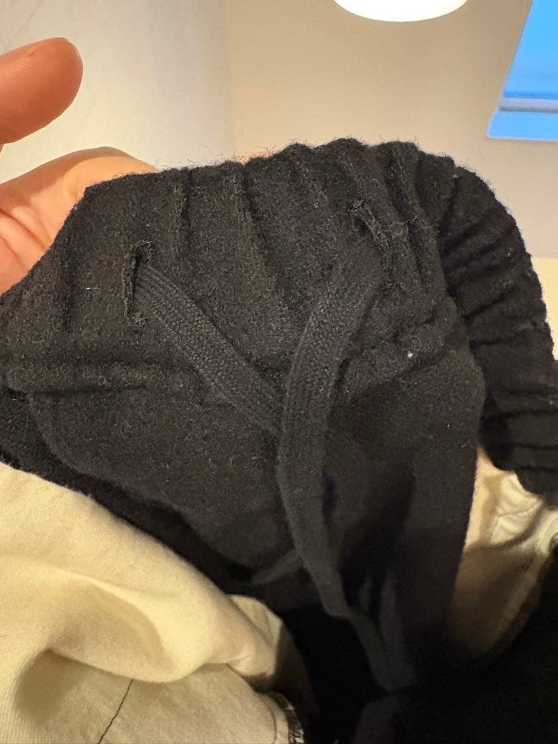 ブラック コムデギャルソン 寅壱パンツ バルーンパンツ ウール XS