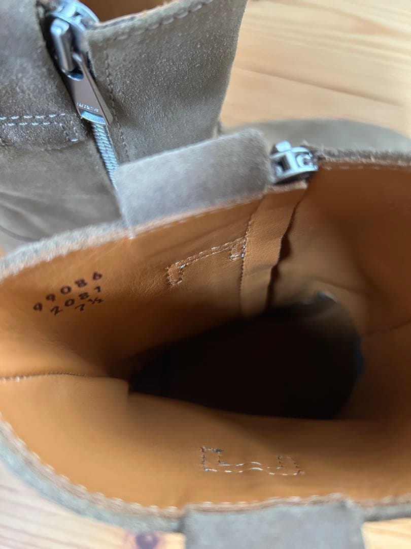 靴 nonnative23AW WORKER ZIP UP BOOTS 7.5