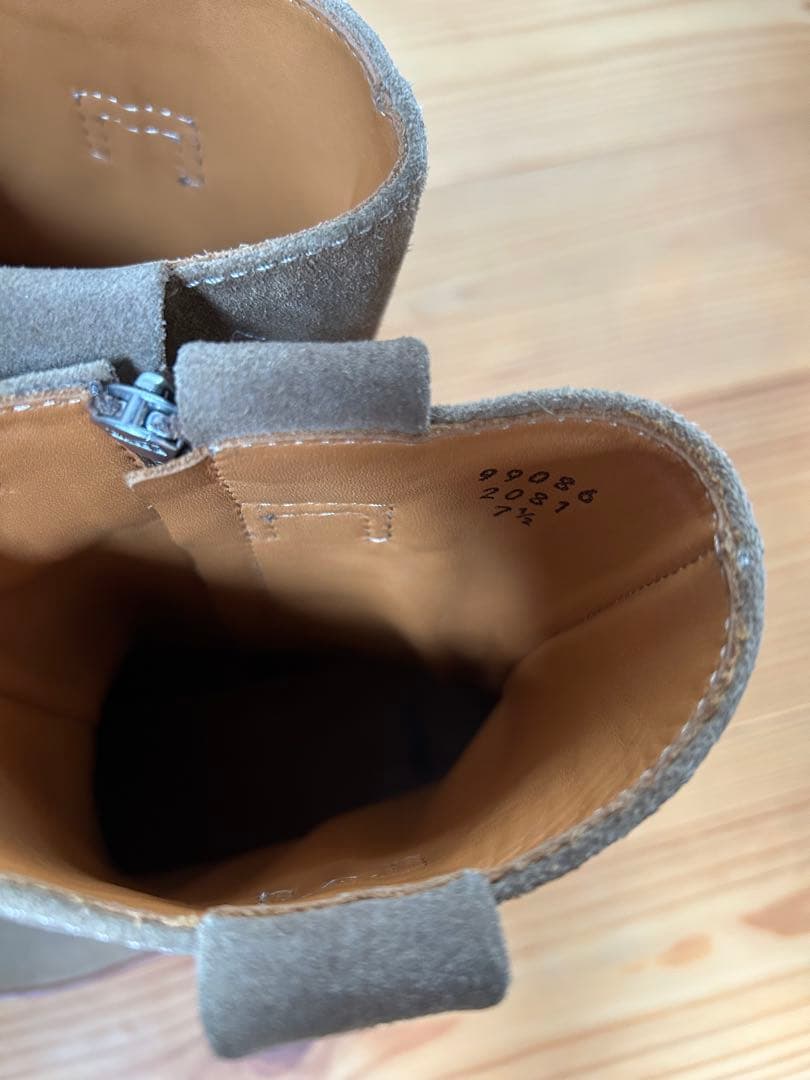 靴 nonnative23AW WORKER ZIP UP BOOTS 7.5