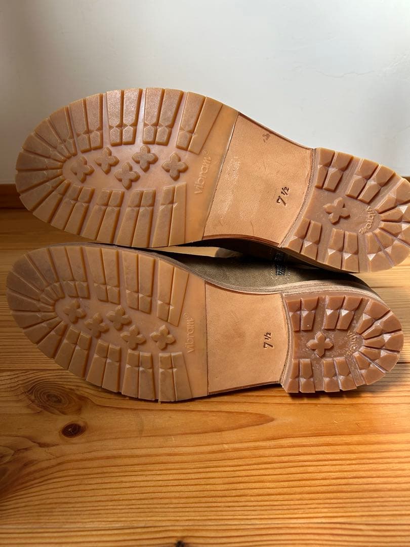 靴 nonnative23AW WORKER ZIP UP BOOTS 7.5