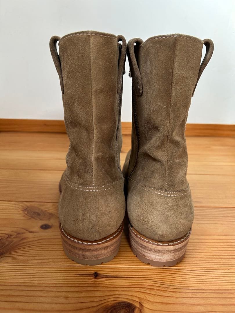 靴 nonnative23AW WORKER ZIP UP BOOTS 7.5