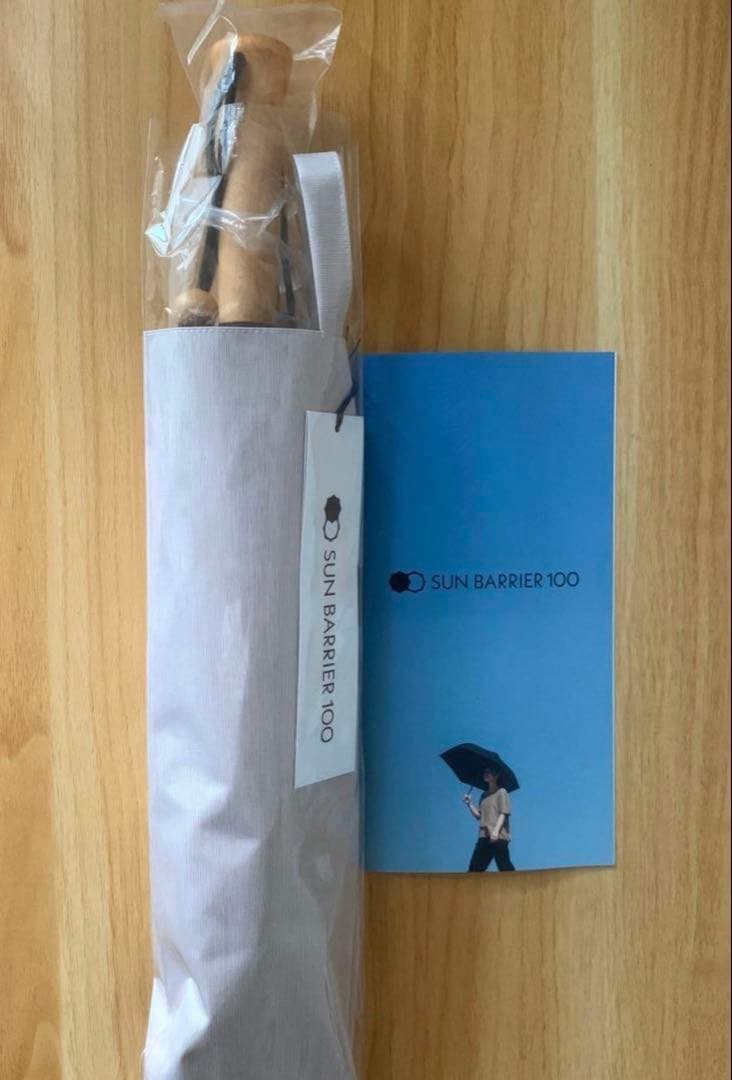 サンバリア100 日傘 2段折り moku (ピンク)