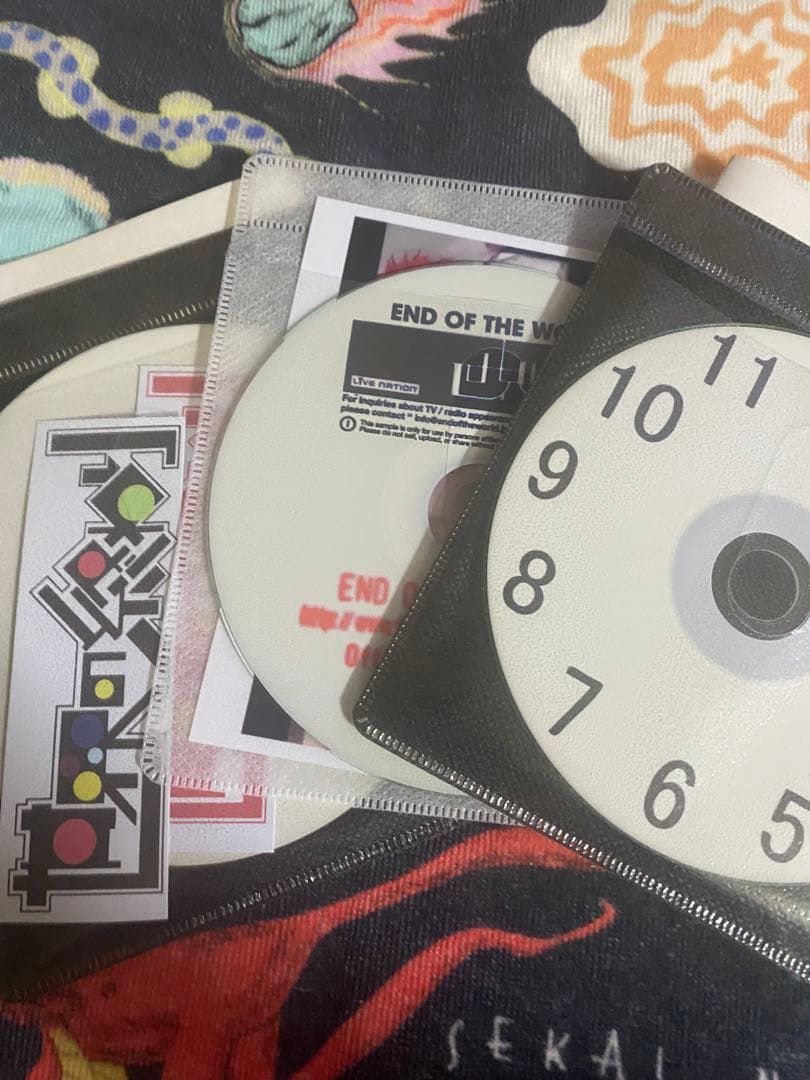 セカオワ 針なし時計&黒earth デモCD&EOTW プロモCD 原盤