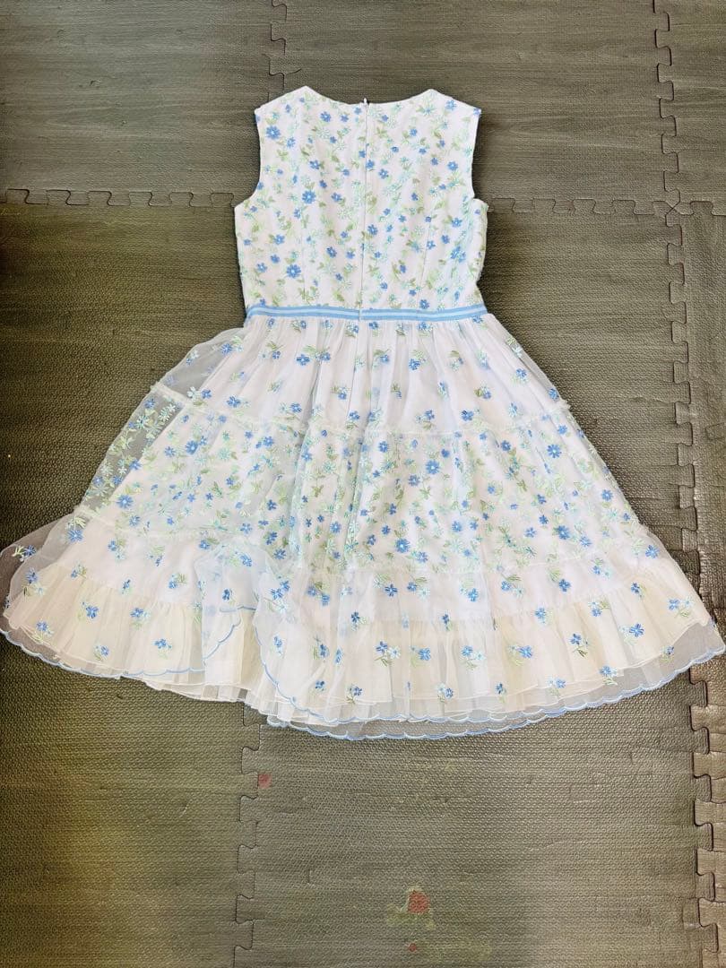 トッカ160チュールワンピースブルーTOCCA定価64900円メゾピアノ好き