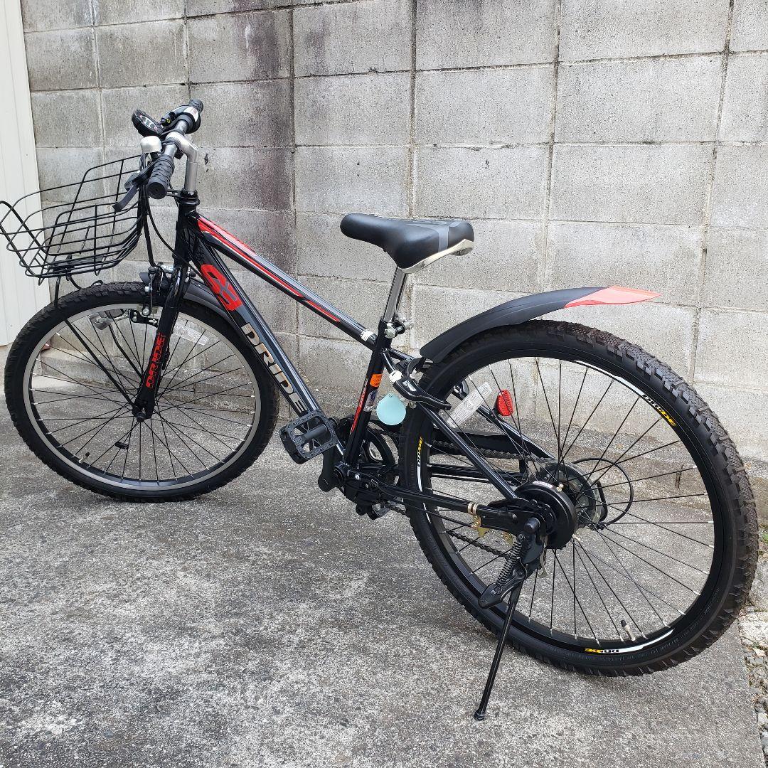 「引き取り限定」あさひ　ドライド24インチ　ブラック/レッド