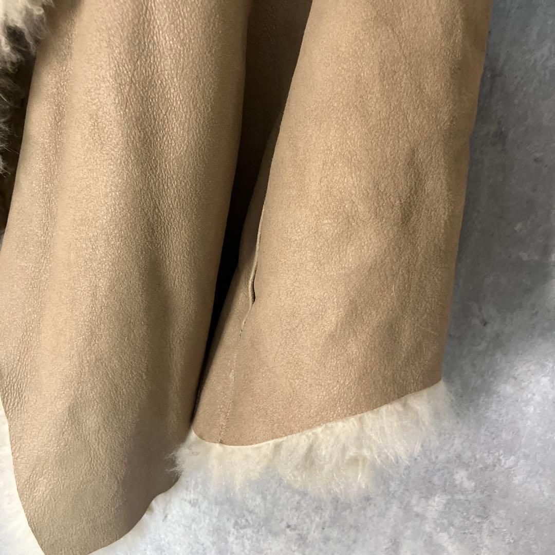 ひよん ニチロ社製 カシミヤゴート コート ムートン