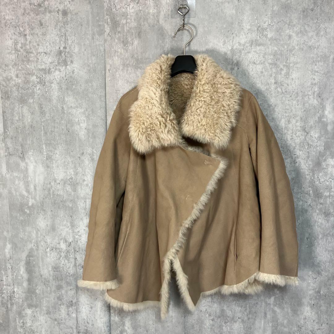 ひよん ニチロ社製 カシミヤゴート コート ムートン