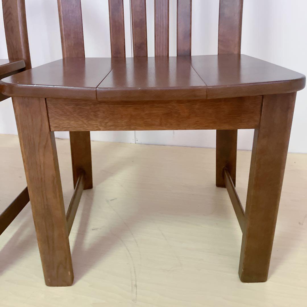 karimoku カリモク家具　木製ダイニングチェア　アームレスチェア　2脚　②