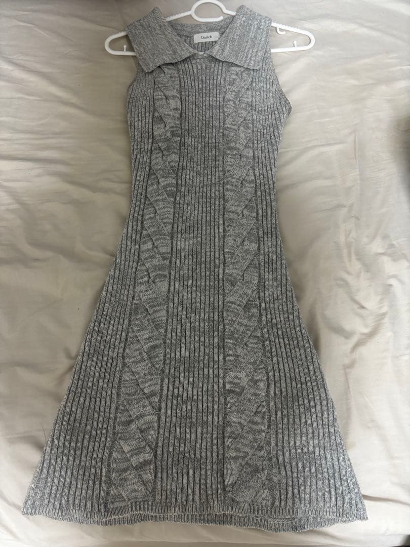 Darich ダーリッチ　ショートボレロニットミニワンピース F-L サイズ