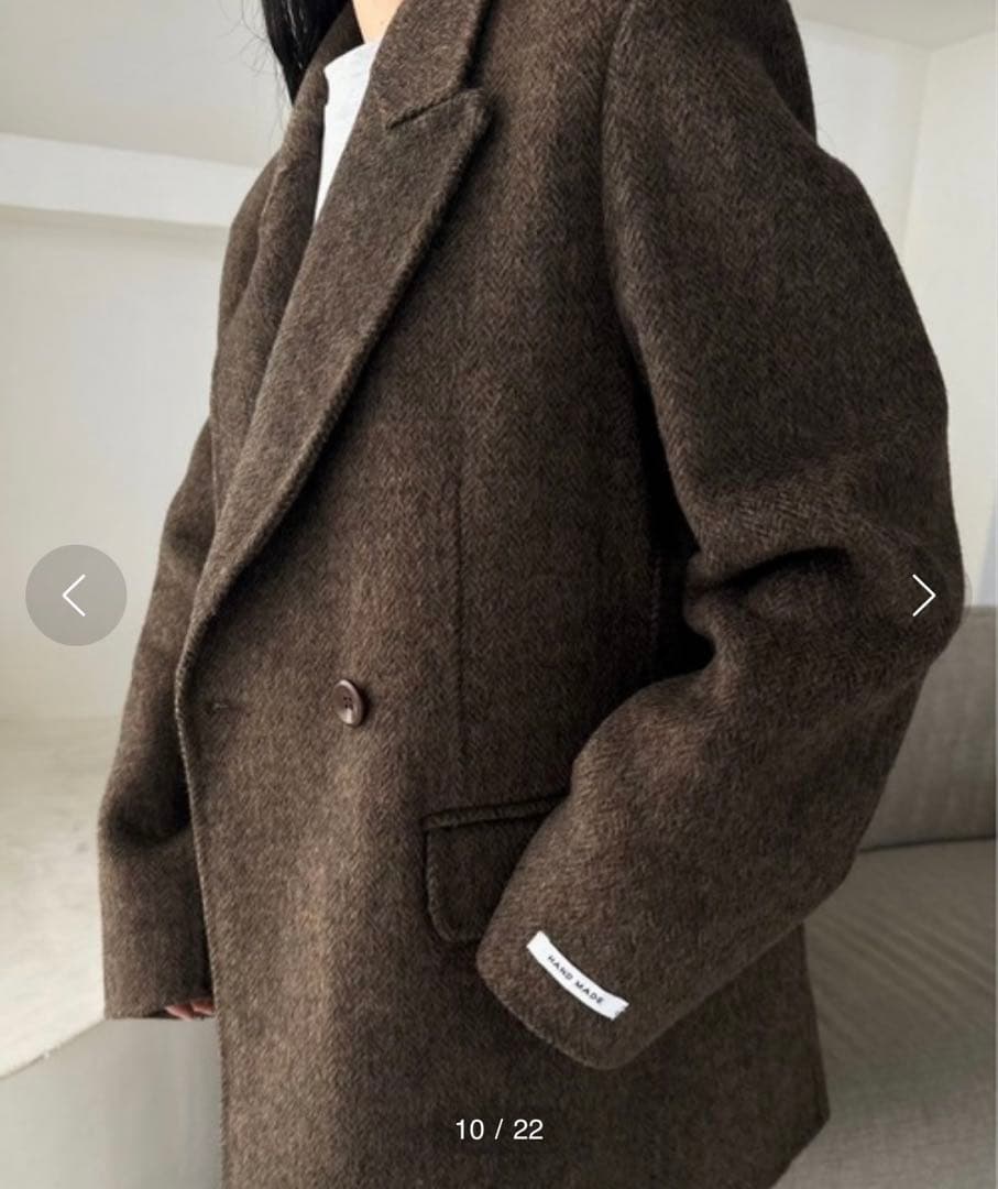 lawgy ヘリンボーン ジャケット アウター