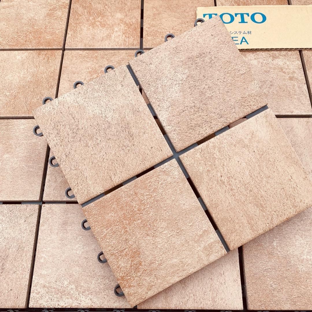 TOTO バーセア 磁器タイル 150角 ベイクシェンナ色 10枚