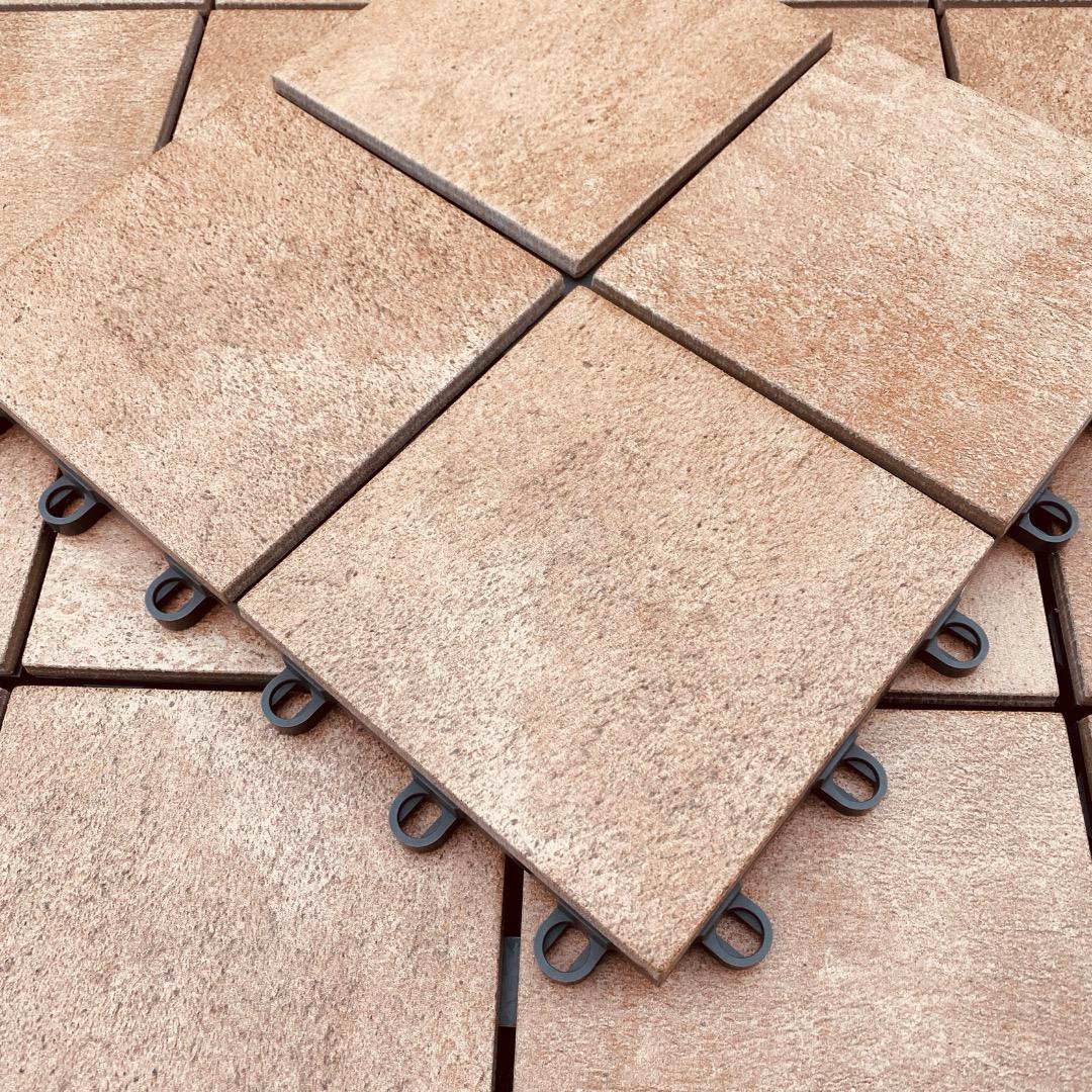 TOTO バーセア 磁器タイル 150角 ベイクシェンナ色 10枚