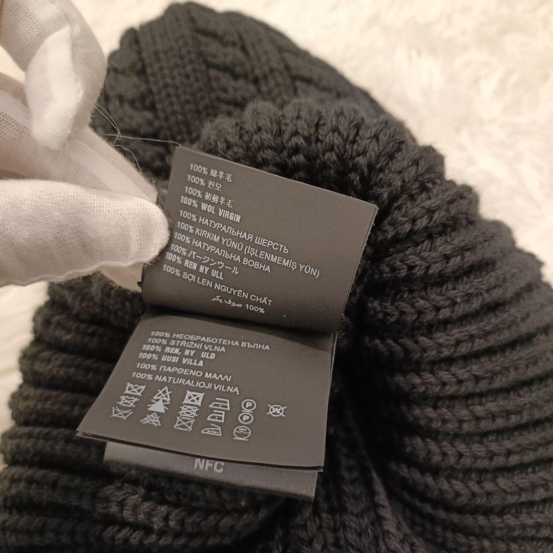 美品✨️　PRADA ニット帽　ブラック　黒　プラダ　M