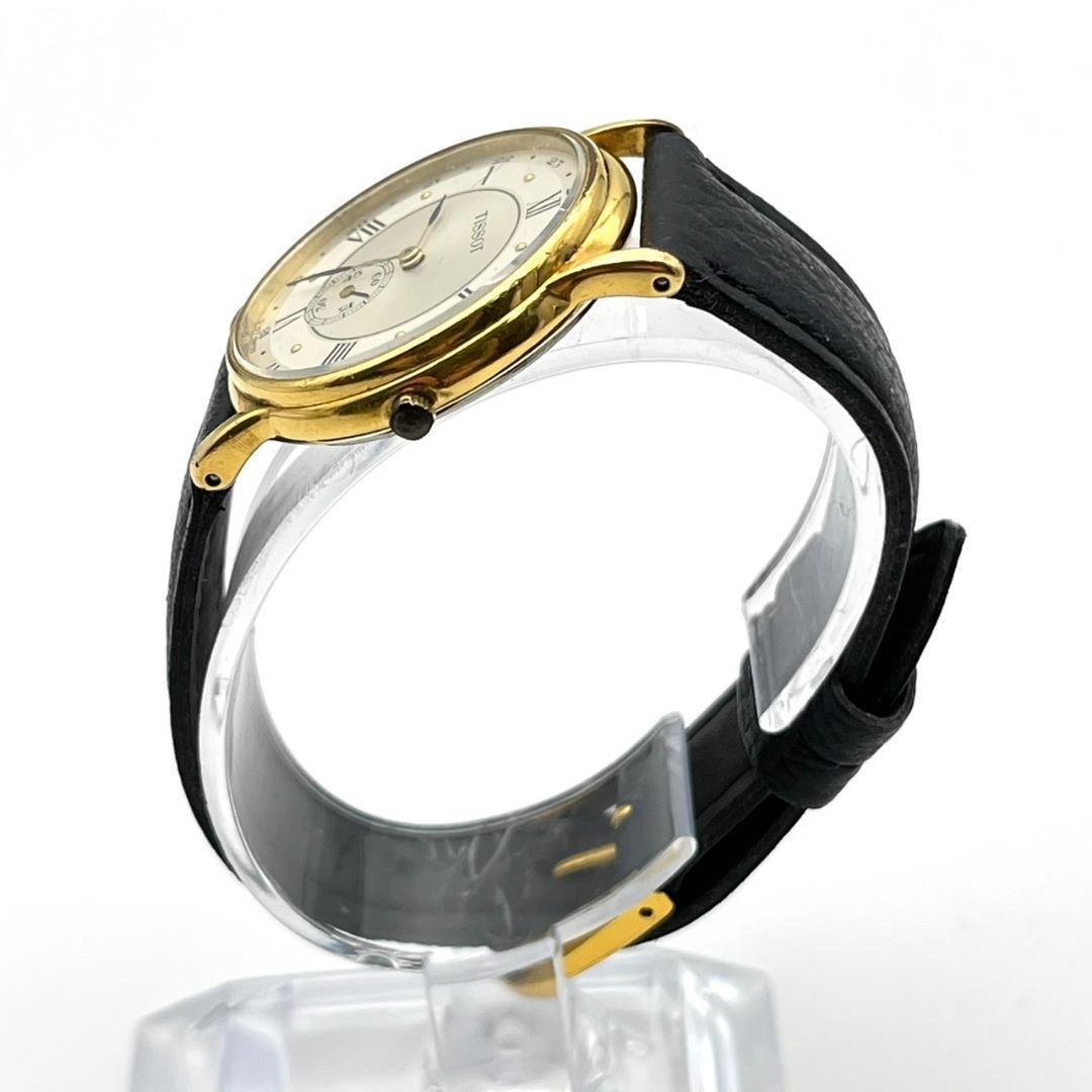 TISSOT ティソ 腕時計 電池交換済 スモールセコンド 新品ベルト交換済