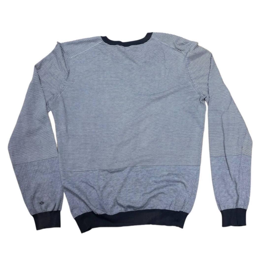 ルイヴィトン カットソー Tシャツ 長袖 ロンT ボーダー Vネック リブ S